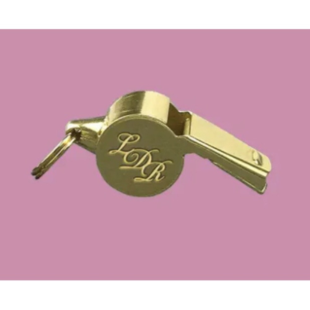 Official LANA DEL REY Engraved Brass Whistle